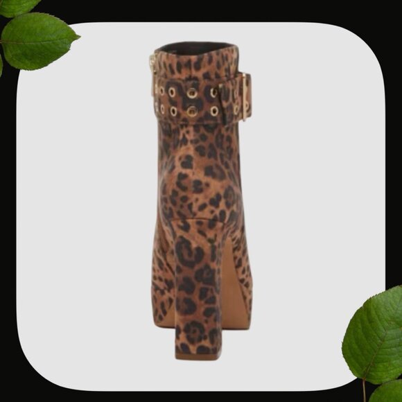 Jessica Simpson Kobanie Leopard Bootie SIZE 8 - Picture 3 of 7